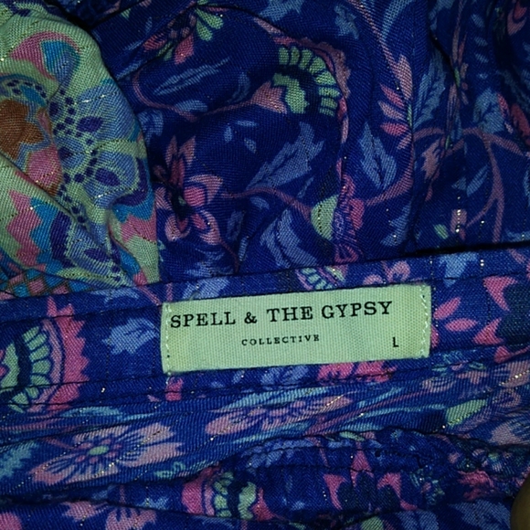 Bravehearts Dahlia Maxi Skirt Purple Haze Spell L - Picture 6 of 8